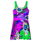 "Electric Bloom" Collection - Skater Dress