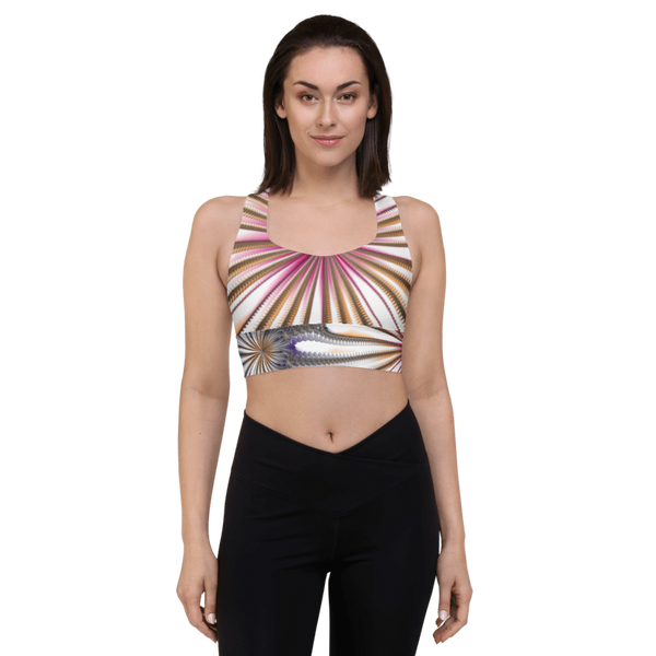 "Morning Bloom" Collection - Longline Sports Bra ZKoriginal