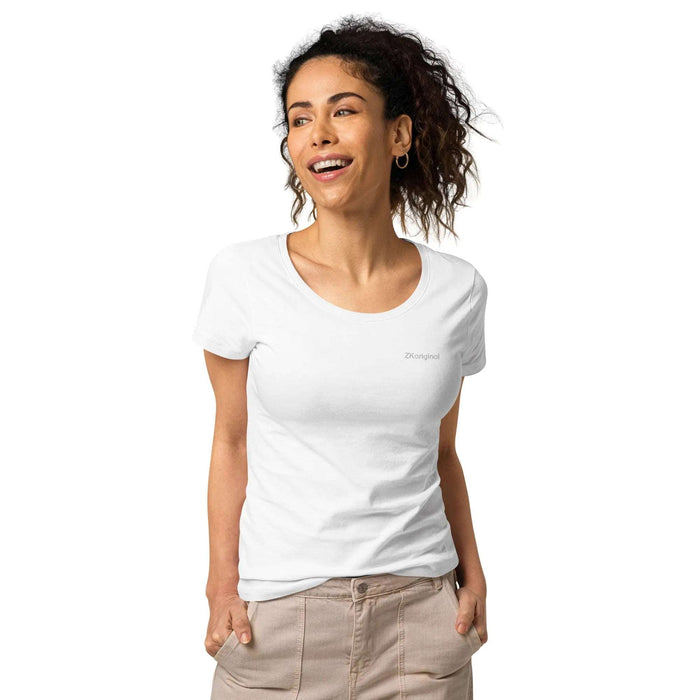 "Angel White" Collection - Womens Basic Organic T-shirt ZKoriginal