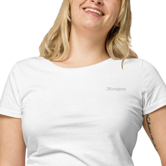 "Angel White" Collection - Womens Basic Organic T-shirt ZKoriginal