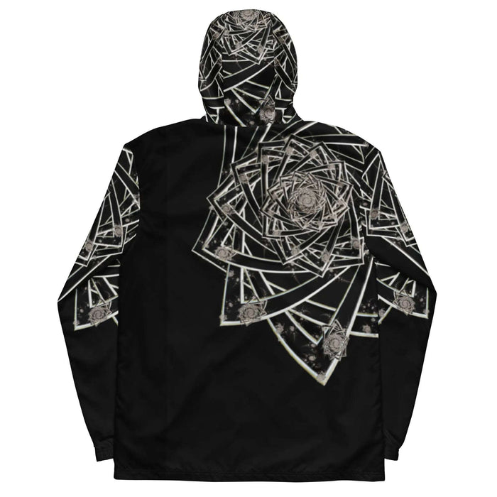 "Black Topological Rose" Collection - Mens Windbreaker ZKoriginal