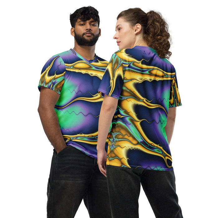 "Blazing Sun" Collection - Recycled Unisex Sports Jersey ZKoriginal