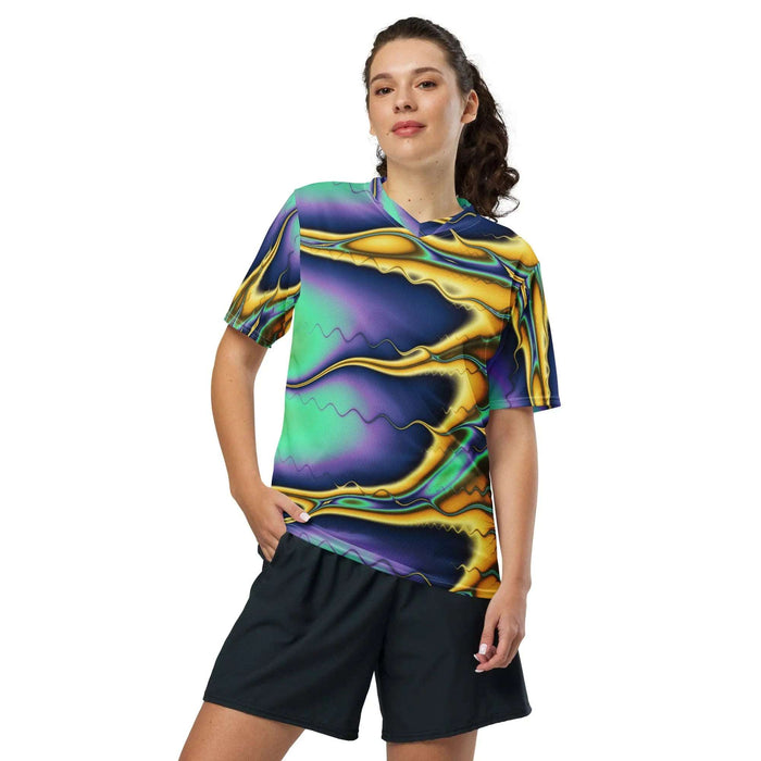 "Blazing Sun" Collection - Recycled Unisex Sports Jersey ZKoriginal