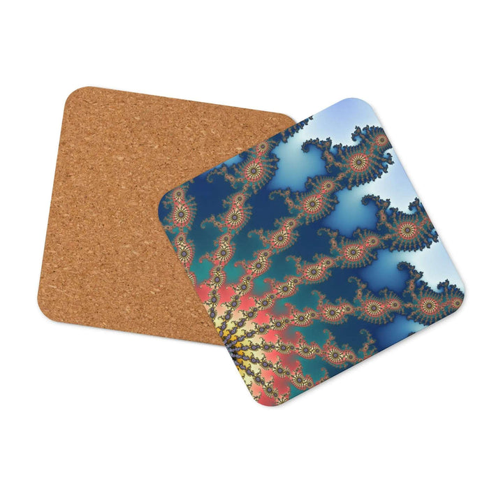 "Blissful Flare" Collection - Cork Back Coaster ZKoriginal