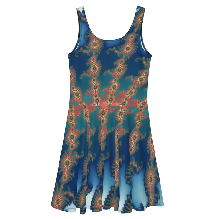 "Blissful Flare" Collection - Fractal Art Skater Dress ZKoriginal