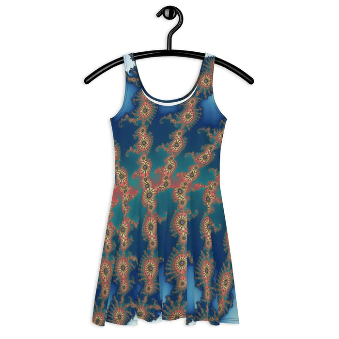 "Blissful Flare" Collection - Fractal Art Skater Dress ZKoriginal