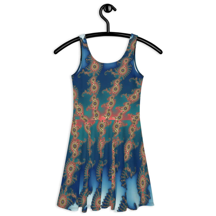 "Blissful Flare" Collection - Fractal Art Skater Dress ZKoriginal