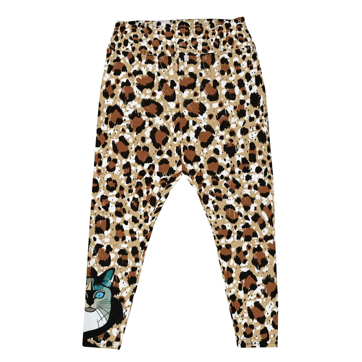 "Cat Lovers" Collection - Animal Print Plus Size Leggings ZKoriginal