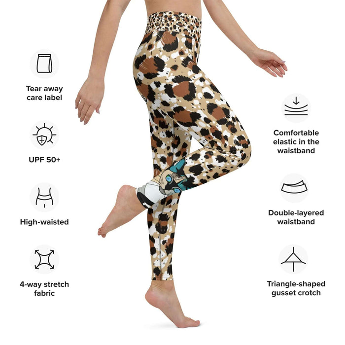 "Cat Lovers" Collection - Animal Print Yoga Leggings ZKoriginal