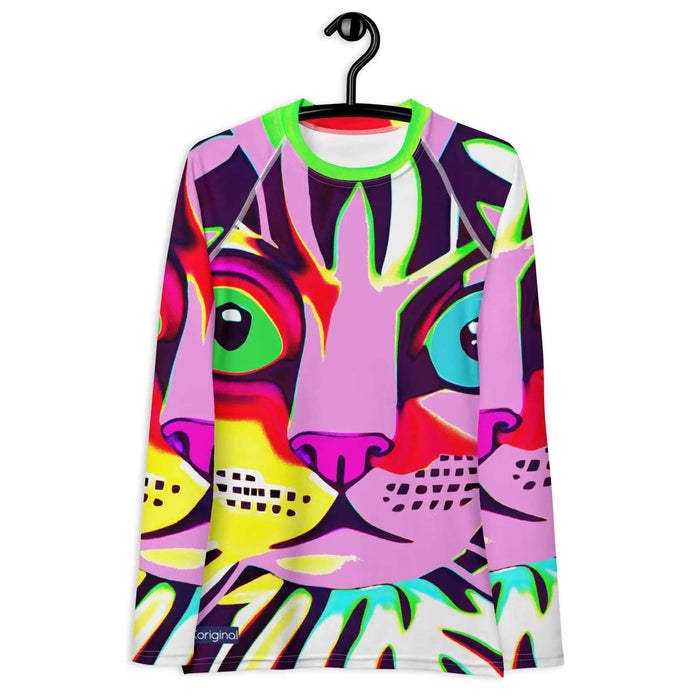 "Cat Lovers" Collection - Cat Face Women's Rash Guard ZKoriginal