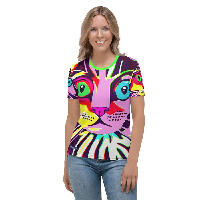 "Cat Lovers" Collection - Cat Face Women's T-shirt ZKoriginal