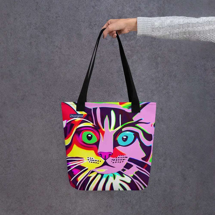 "Cat Lovers" Collection - Cute Cat Face Tote bag ZKoriginal