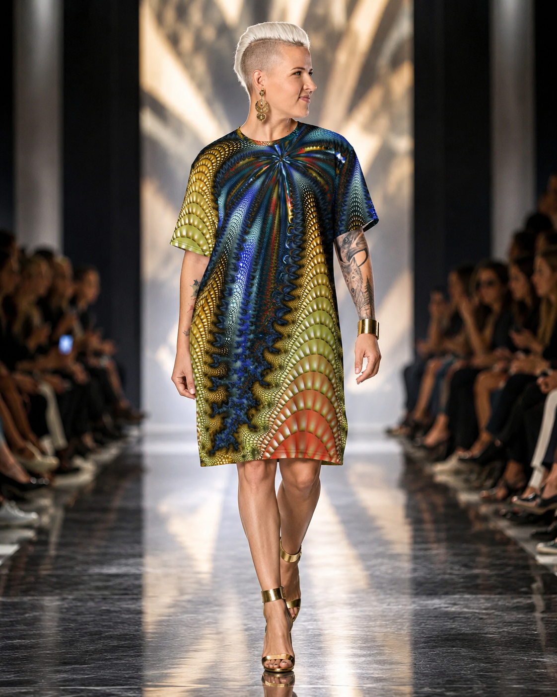“Island Luxe” Collection - Designer T-Shirt Dress