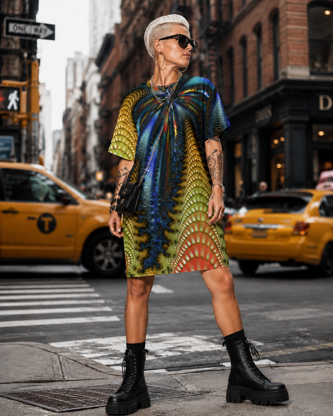 “Island Luxe” Collection - Designer T-Shirt Dress