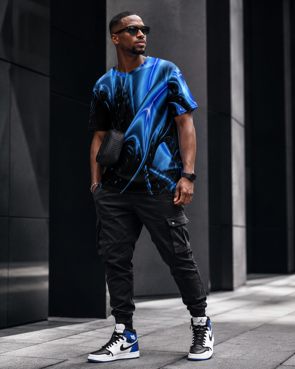 "Galactic Surge" Collection - Men's T-Shirt
