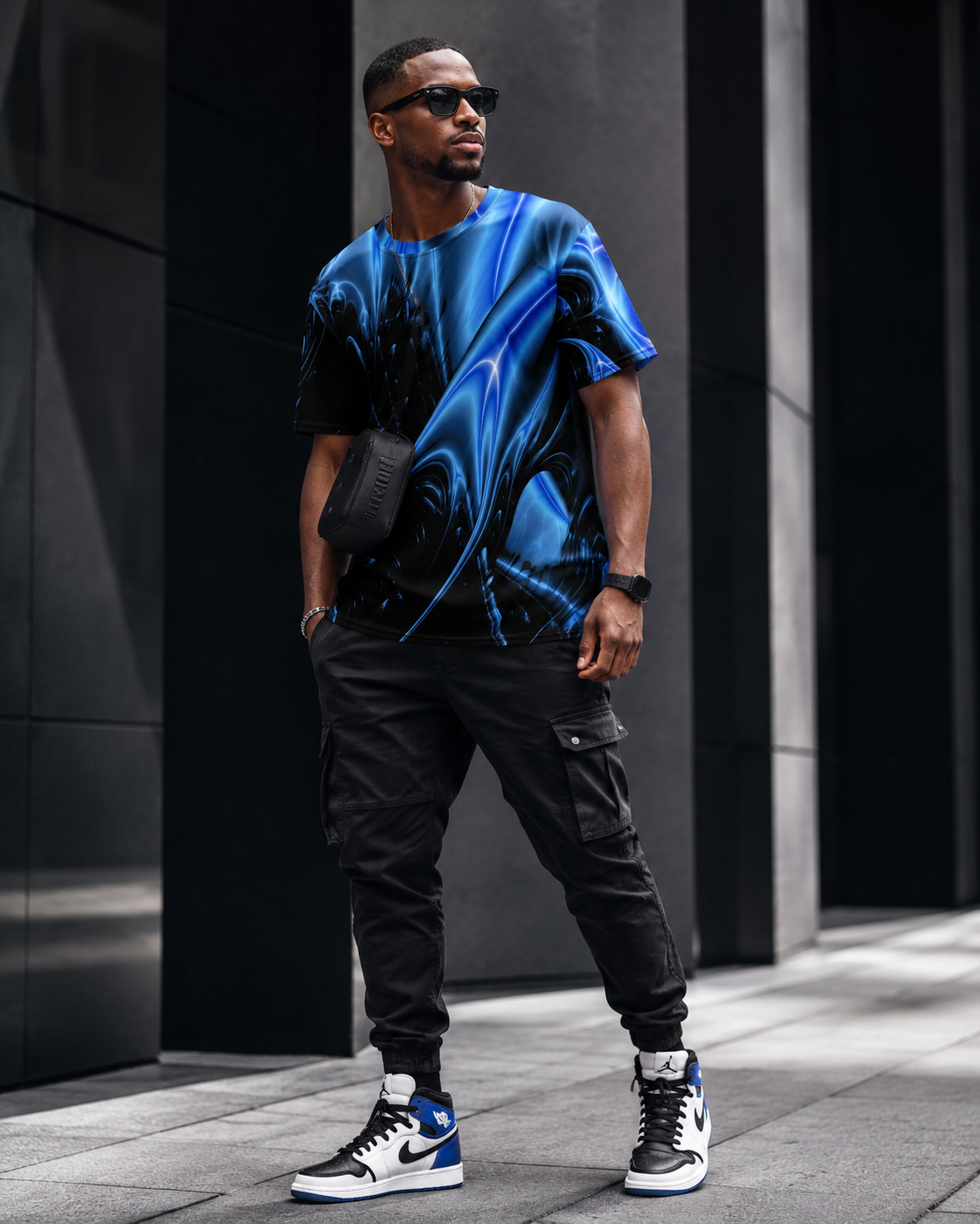 "Galactic Surge" Collection - Men's T-Shirt