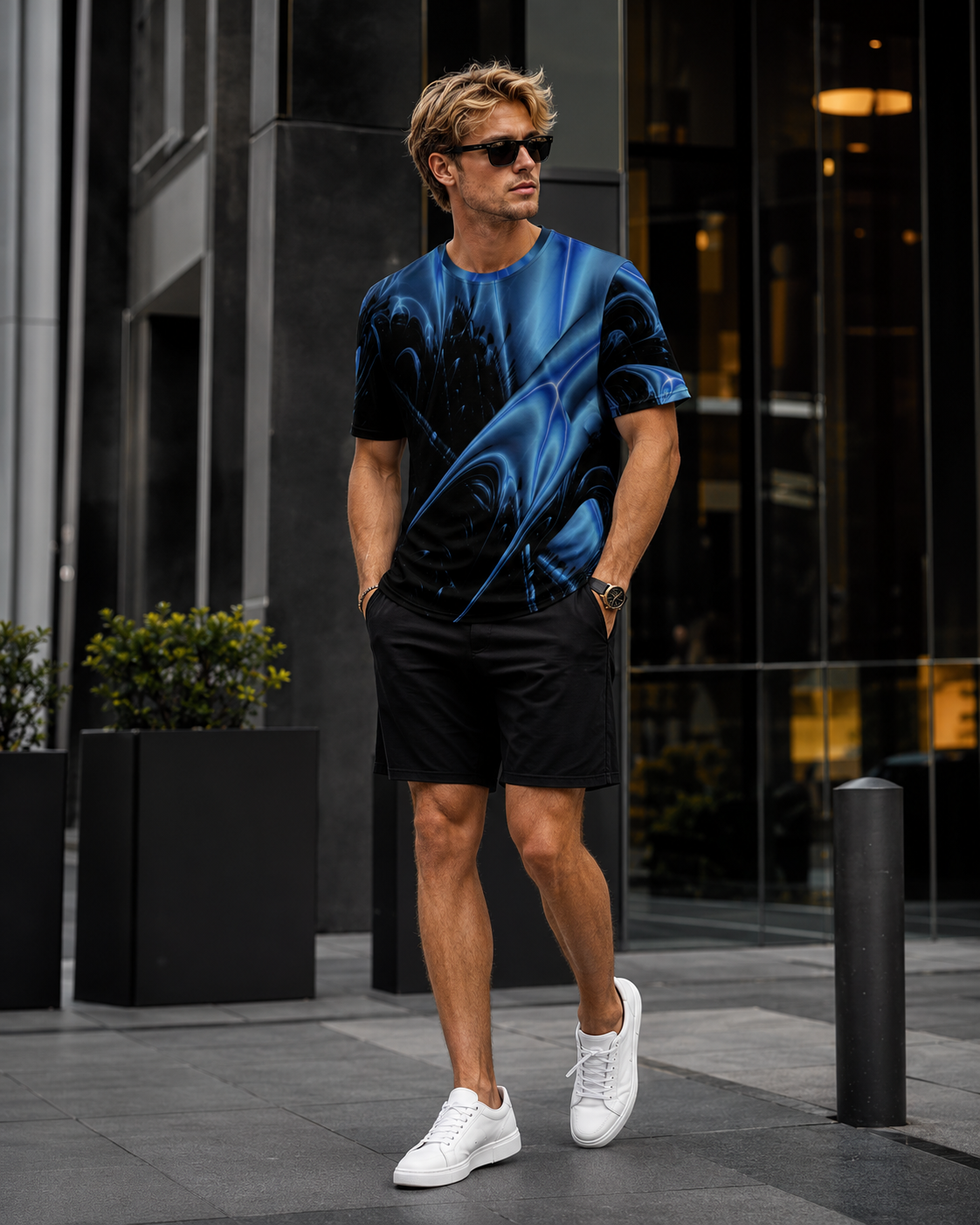 "Galactic Surge" Collection - Men's T-Shirt