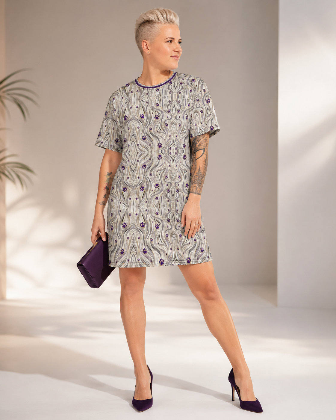 "Bound by Love" Collection - Designer T-Shirt Dress