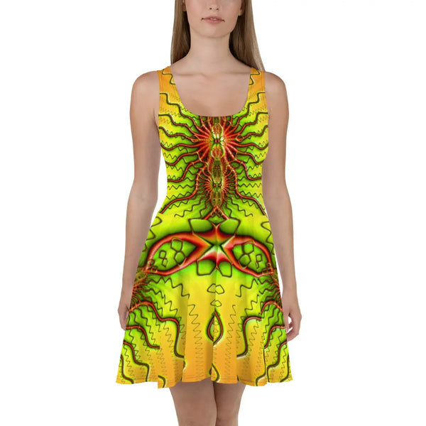 "Epic Surge" Collection - Yellow Skater Dress ZKoriginal