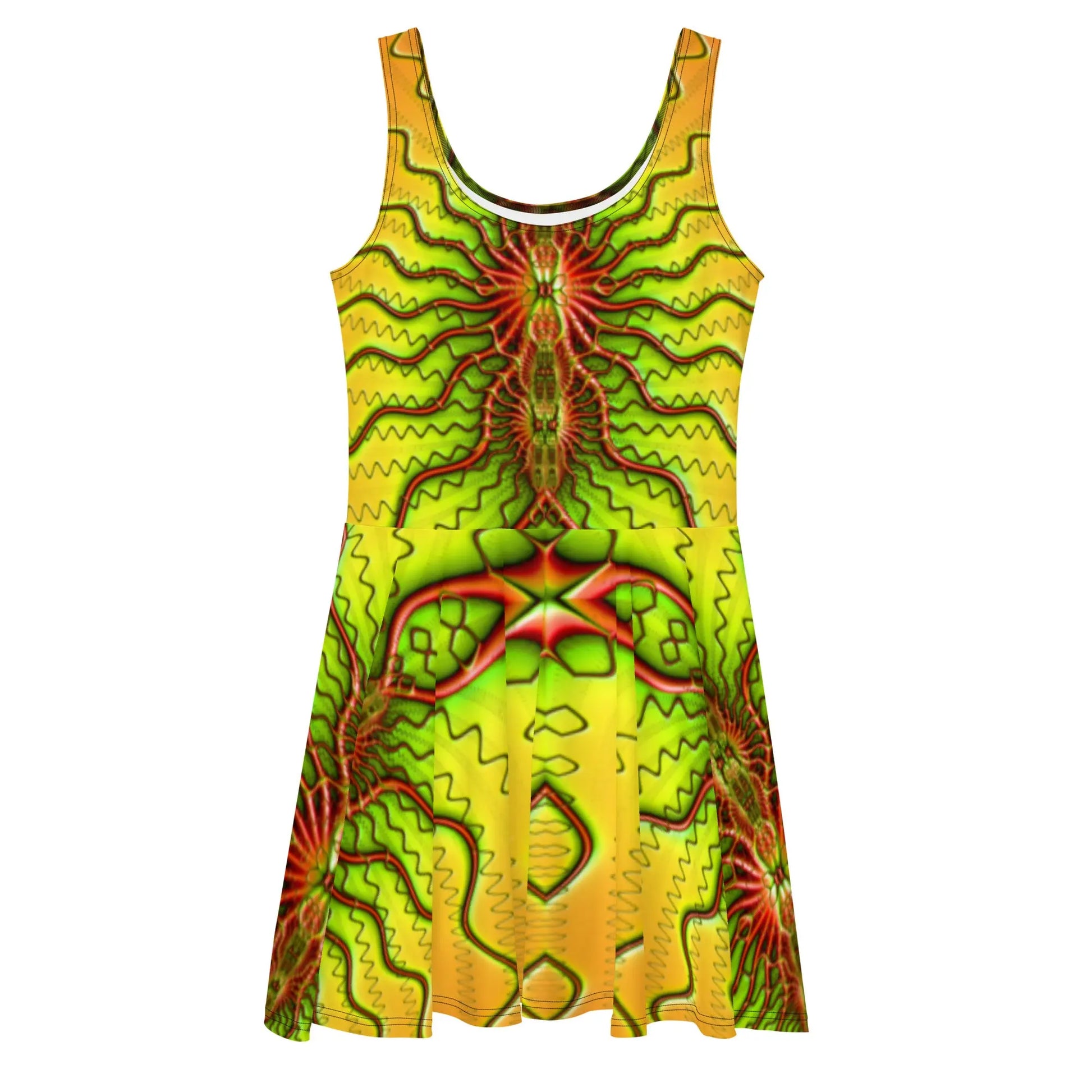 "Epic Surge" Collection - Yellow Skater Dress ZKoriginal