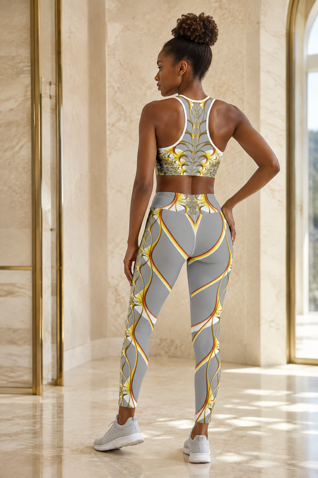 Golden Meridian Collection - Padded Sports Bra