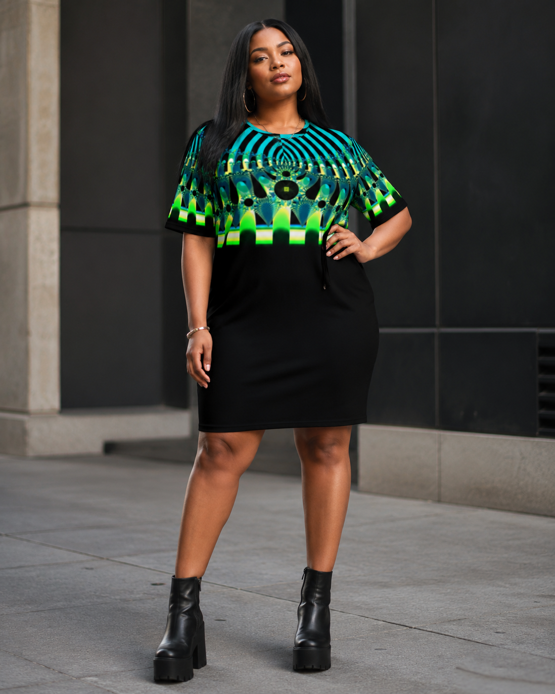 "Happy Stripes" Collection - T-Shirt Dress