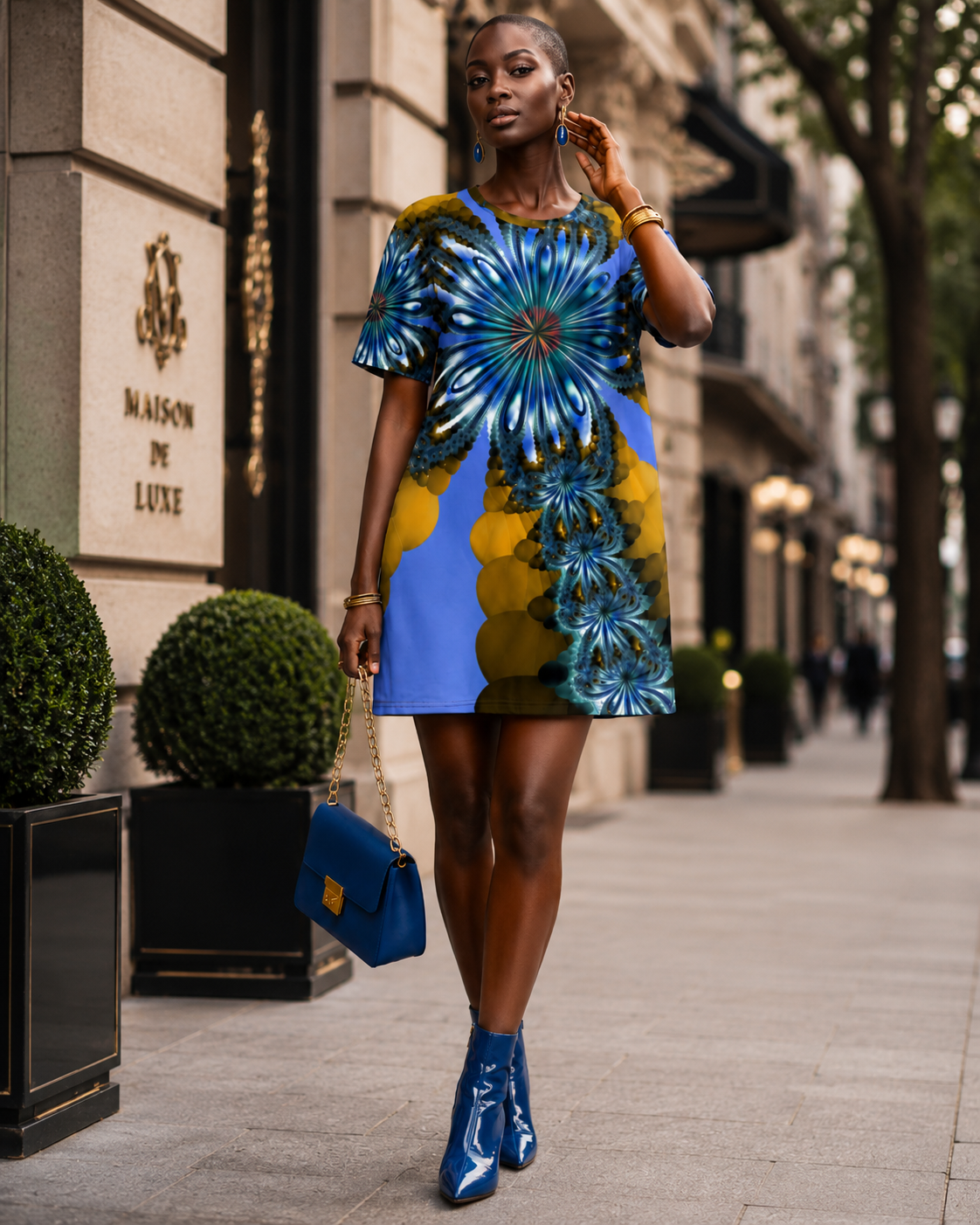 "Mystical Expansion" Collection - T-Shirt Dress