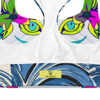 "Sonya My Beautiful Cat" Collection - Longline Sports Bra for Cat Lovers ZKoriginal