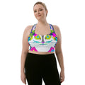 "Sonya My Beautiful Cat" Collection - Longline Sports Bra for Cat Lovers ZKoriginal