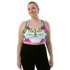 "Sonya My Beautiful Cat" Collection - Longline Sports Bra for Cat Lovers ZKoriginal