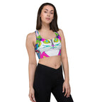 "Sonya My Beautiful Cat" Collection - Longline Sports Bra for Cat Lovers ZKoriginal