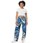 "Sonya My Beautiful Cat" Collection - Unisex Wide Leg Cat Print Pants ZKoriginal