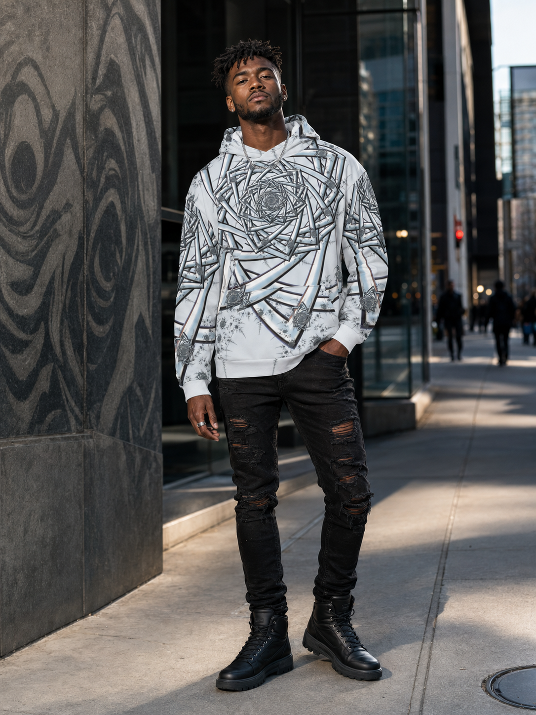 "Topological Rose" Collection - Unisex Hoodie