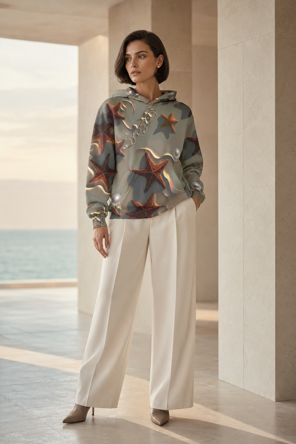 "Whispers of the Ocean" Collection - Designer Unisex Hoodie