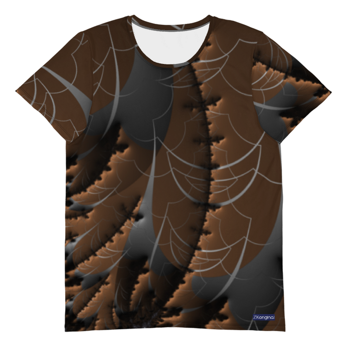 "Earthly Waves" Collection - Men's Athletic T-shirt ZKoriginal