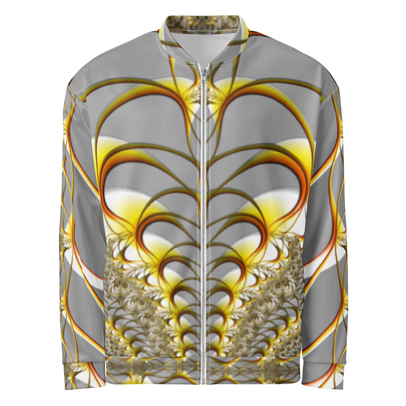 Golden Meridian – Designer Unisex Bomber Jacket | ZKoriginal