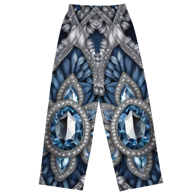 "Denim and Diamonds" Collection - Designer Wide Leg Pants Unisex