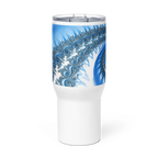 "Fractal Fern" Collection - Travel mug with a handle ZKoriginal