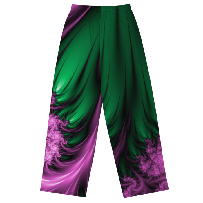 "Aurora Whispers Arctic Chic" Collection - Unisex Designer Wide Leg Pants ZKoriginal