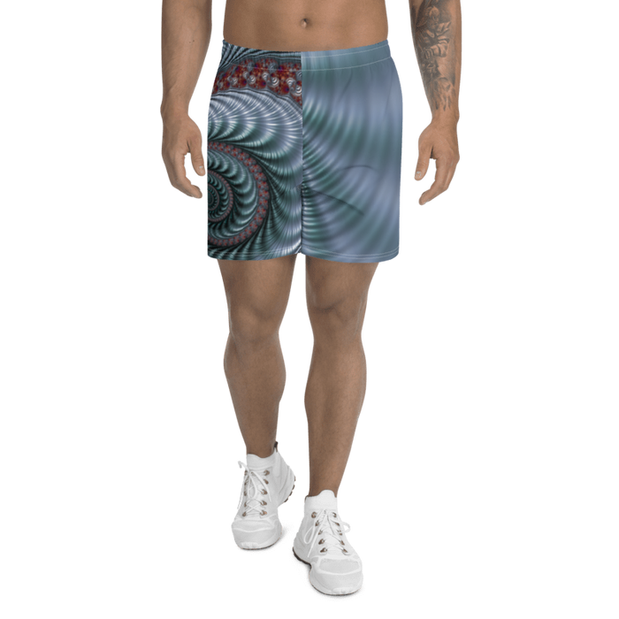 "Fractal Seashell" Collection - Men's Recycled Athletic Shorts ZKoriginal