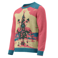 "Winter’s Radiance" Collection - Knitted Crew Neck Sweater