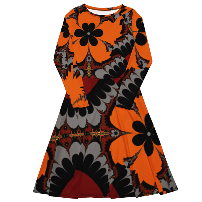 "Buccaneers Fans " Collection - Designer Long Sleeve Midi Dress ZKoriginal