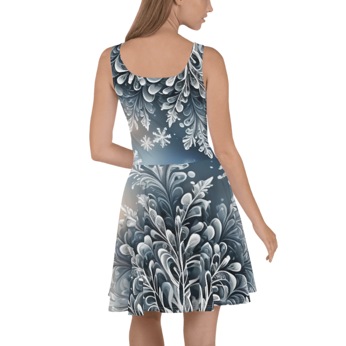 "Frosted Elegance" Collection - Skater Dress for Holidays