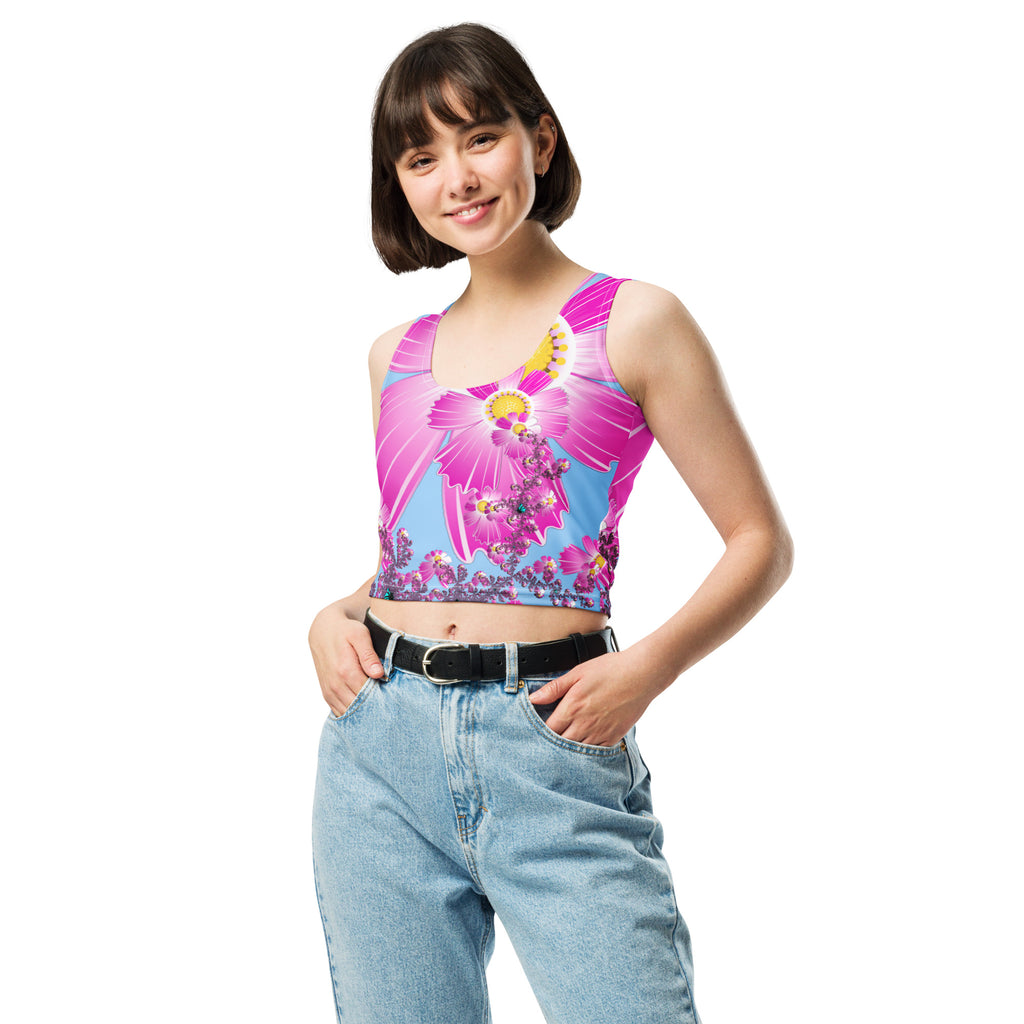 "Mystical Butterfly Bliss" Collection - Designer Crop Top ZKoriginal