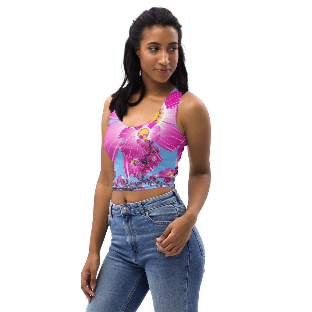 "Mystical Butterfly Bliss" Collection - Designer Crop Top ZKoriginal
