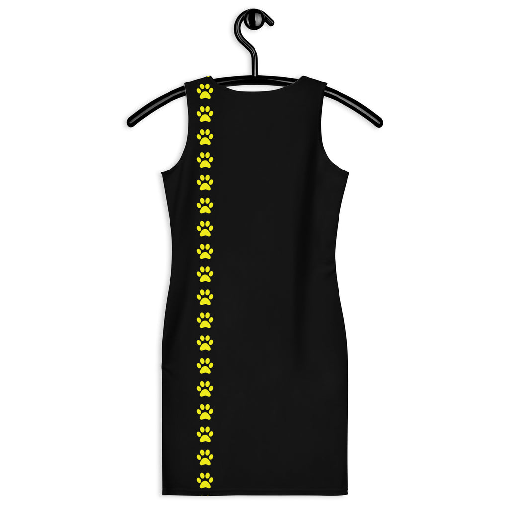 "The Canary" Collection - Cat Face Designer Mini Dress ZKoriginal