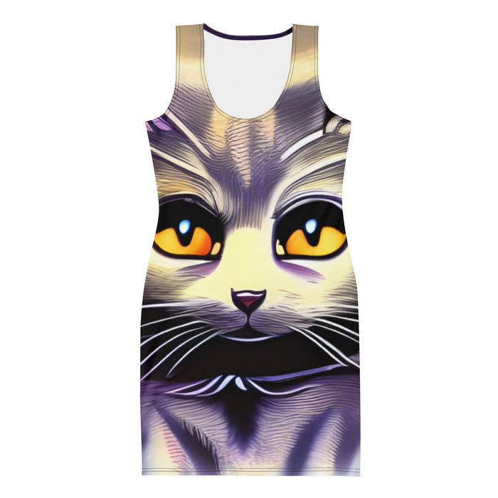 "Cat Lovers" Collection - Cat Face Mini Dress ZKoriginal
