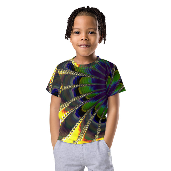 "Heat Wave" Collection - Kids crew neck t-shirt ZKoriginal