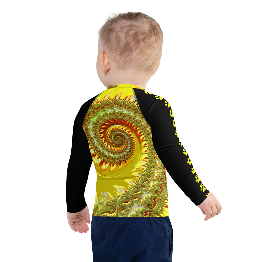 "The Canary" Collection - Cat Face Kids Rash Guard ZKoriginal
