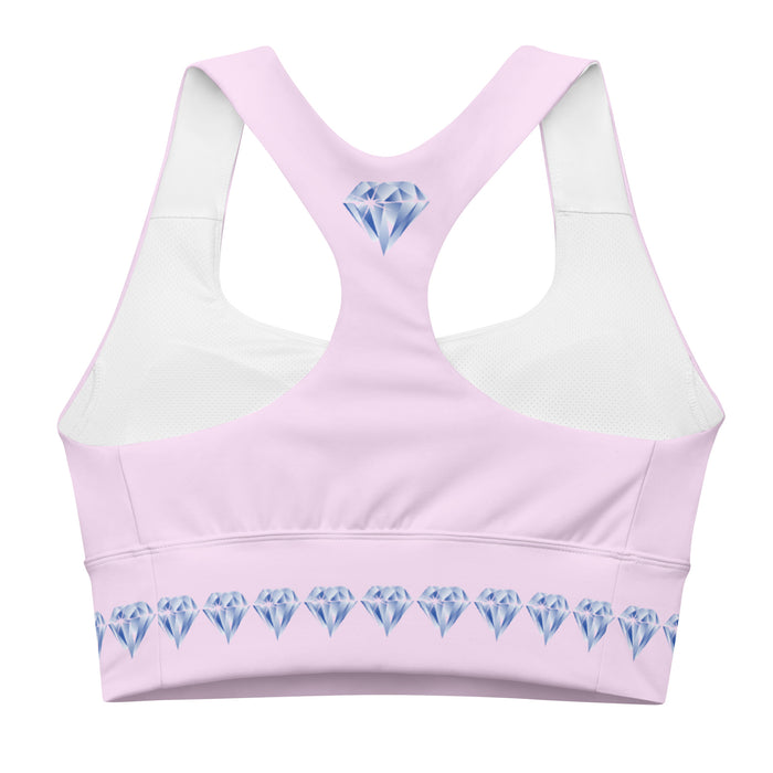 "Sparkling Love Diamond Affair" Collection - Longline Sports Bra ZKoriginal